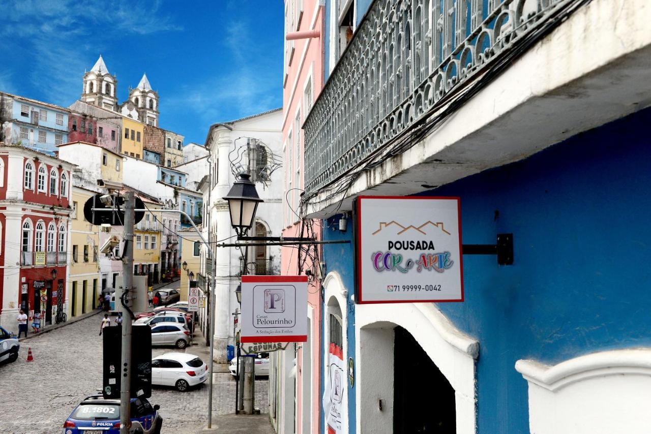 Pousada Cor E Arte - Pelourinho Salvador Exterior foto